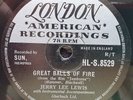 Jerry Lee Lewis - Great Balls Of Fire ORIG UK London 1957 78 RPM  Rock & Roll