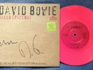 DAVID BOWIE - HALLO SPACEBOY rare UK 1996 / ROCK / PINK VINYL / SIGNED / MINT-
