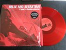 BELLE AND SEBASTIAN IF YOUR FEELING SINISTER RED VINYL 25TH ANN SIGNED LP