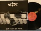AC/DC LP Let There Be Rock Black Vinyl Germany Reissue Rare Metal EX