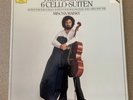 Bach Six Cello Suites Complete Vintage Vinyl Lp Record BOX SET DG Mischa Maisky