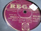 billy cotton nobody s sweetheart--regal mr450--VG+