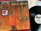 SLAYER hell awaits lp IN ORIG SHRINK PLAY GRADED  VG/EXC thrash metal blade 1983