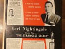 1956 Earl Nightingale The Strangest Secret OG LP W/ picture back cover