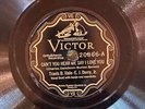 Victor 20866 Travis Hale & E.J. Derry LONG GONE   78 rpm  country 1927 EE-/V+