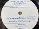 MOONRAKER DEROY SOUND SERVICE ACETATE UNKNOWN ARTIST DYLAN THOMAS FOLK ROCK