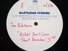 Tom Robinson Rikki Don't Lose That Number UK 12