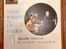 Yehudi Menuhin And Louis Kentner - Brahms Sonatas. 1st U.K 1962 W/G ASD.474 .NM