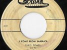 CHRIS POWELL AND THE BLUE FLAMES I Come From Jamaica / Mambo Rare R&B Popcorn 45