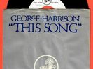 Beatles US 45 DRC 8294 George Harrison THIS SONG W/Pic Sleeve ()