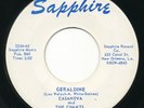 CASANOVA & THE CHANTS Geraldine SAPPHIRE 50s RnR Rab Rockabilly Rocker 45