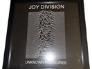 JOY DIVISION Unknown Pleasures METAL PLEXI FRAMED 12” Album Flat POSTER *No Lp *