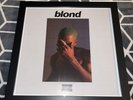 FRANK OCEAN Blond Blonde 2016 METAL PLEXI FRAMED 12” Album Flat POSTER * No Lp *
