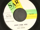 SAM COOKE: just for you / made for me SAR 7