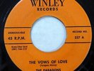 PARAGONS 45 the Vows of Love / Twilight WINLEY doowop VG+ Original press Mc 414