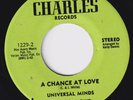 UNIVERSAL MINDS A Chance At Love RARE crossover 45 sweet soul northern I BETCHA