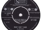 Force Five - Baby Don't Care - Vinyl Record 7.. - P5826A
