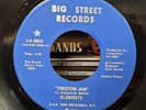 Elements - Freedom Jam - Big Street 45 VG/VG+ PRIVATE MODERN SOUL