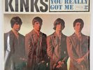 The Kinks You Really Got Me w SHRINK 1964 MONO Press R-6143 VG+ ULTRASONIC CLEAN