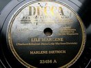 1934/ MARLENE DIETRICH-Lili Marlene-Lili Marleen-Symphonie--78rpm Schellack
