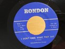 Rare Garage Psych REHABILITATION CRUISE I Don't Care What They Say RONDON VG+