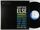 Cannonball Adderley - Somethin' Else LP - Blue Note Stereo DG RVG Ear W 63rd VG+