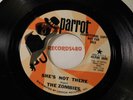 The Zombies PROMO 45 Parrot 9695 She's Not There / You Make Me Feel So Good