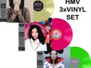 BJORK Ltd Ed HMV 3x COLOURED VINYL BUNDLE - ‘Debut’ ‘Post’ ‘Homogenic’ *SOLDOUT*