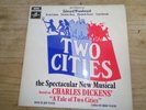 TWO CITIES RARE 1969 EMI UK CAST MONO LP EDWARD WOODWARD JEFF WAYNE PROMO