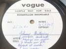 J. HALLYDAY Rarissime TEST PRESS MONOFACE Hello Johnny 25/10/60 Jamais Joué MINT