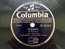 Alexandre Vertinsky Bouini Vieter & Za Coulissami 78 RPM Columbia D 31112