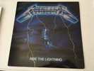 Metallica ‎– Ride The Lightning LP  VINYL RECORD 1984 Megaforce Records Inc.