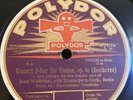 Acoustic Polydor 4x12” 78 RPM JOSEF WOLFSTHAL - Beethoven Concerto for Violin E-