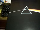 PINK FLOYD- DARK SIDE OF THE MOON VINYL LP -SHVL 804 -POSTERS & STICKERS A11/B10