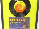 The Beatles Lady Madonna Picture Sleeve with 45 RPM Framed