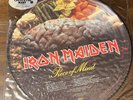 ORIGINAL 1983 IRON MAIDEN LP PIECE OF MIND PICTURE DISC STICKER EXCELLENT/MINT-