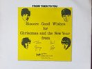 FROM THEN TO YOU THE BEATLES CHIRSTMAS ALBUM LP FANCLUB XMAS 1970 LIVERPOOL