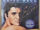 ELVIS PRESLEY - ELVIS BLUE 1983 STARCALL SPR 401 BLUE VINYL WITH GIANT POSTER AU