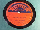 BLUES ROCKERS EXCELLO 2062 Calling All Cows/Johnny Mae w/ LAZY BILL LUCAS 78 EXC