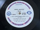 The Beatles Paul McCartney Lp Record ￼WINGS GREATEST American Forces Radio 1975