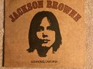 JACKSON BROWNE Saturate VINYL LP (1972) white label, burlap textured cover EX/EX