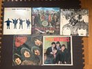 THE BEATLES  5 RECORDS ODEON JAPAN RED Rubber Soul Revolver Help  Sargent Pepper
