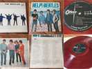 L99 THE BEATLES Help  Japan LP red wax lyrics + photo insert Red Wax OP-7387