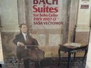 Rare Bach/Vectomov 'Cello Suites' Supraphon Digital 2-LP Gatefold