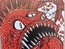 UK SUBS Beast Red vinyl single 7