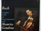 MAURICE GENDRON – JS BACH the 6 suites for cello solo PHILIPS 3xLPs box