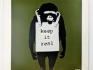 BANKSY Laugh Now / Keep it Real vinyl record Numbered Green x/1000 DJ DM