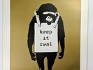 BANKSY Laugh Now / Keep it Real vinyl record Numbered GOLD x/1000 DJ DM