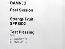 X02 *WOW JOHN PEEL* The Damned 1977 - TEST PRESSING Peel Sessions 1986 SFPS 002