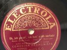 Electrola Comedian Harmonists Schallplatte Rarität 78 Rpm Schellack Sammler 1946